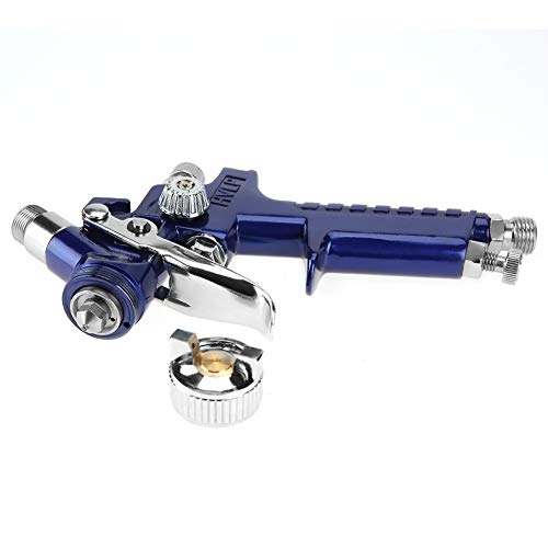 0.8/1.0mm Nozzle Size Pneumatic Spray Gun,125ml Mini HVLP Feed Spray Gun for Automotive Basecoats, Wall Painting,Model Making(1.0MM) by ASHATA - Image 7