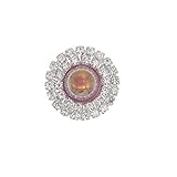 Größe: 25mm. URNOFHW Rhinestone AB Pearl Button Flatback Botone Decorativos Strass Verzierungen Dekorative Silberknöpfe für Handwerk Zubehör (Color : 8 Red Pearl)