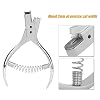Punch Pliers, Hole Stamp Pliers Leather Punch Maker Pattern Notcher Stainless Steel Designer Sewing Pliers Tailor Sewing Pliers Pattern Marking Tool