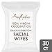 Shea Moisture 100 Percent Virgin Coconut Oil Daily Hydration Face Wipes, Coconut Milk Makeup Remover Wipes, Acacia Senegal Facial Wipes, Unisex Face Cleansing Wipes, 30 Count (Pack of 2)