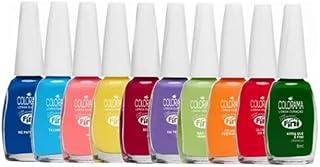 Kit c/ 10 Esmaltes Colorama Coleção Fini