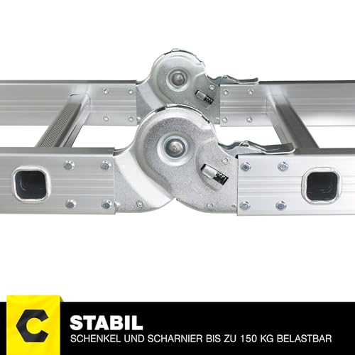 Foto von ????????? Aluminium Mehrzweckleiter CF-104A (Silber 4x4 Sprossen)