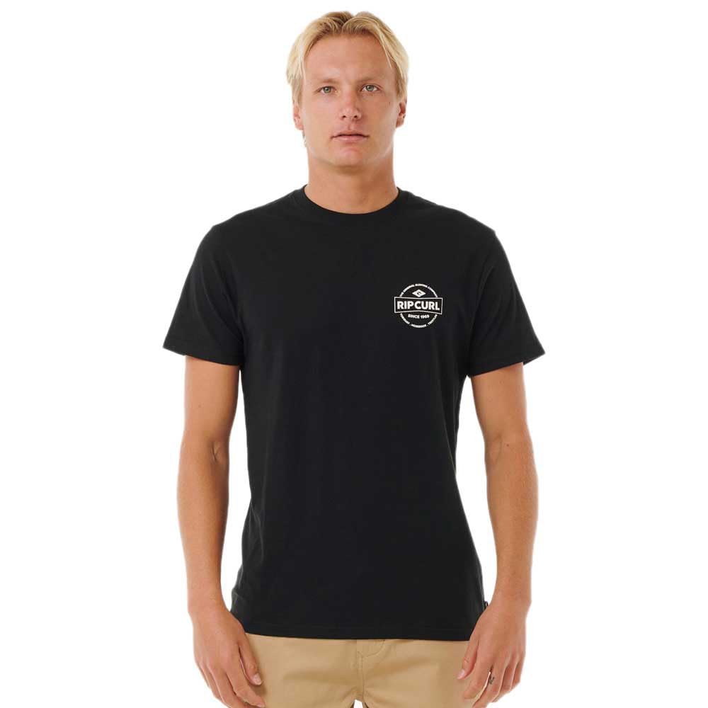 Rip Curl Men's Black Staple Tee T Shirt Top Size Xxl