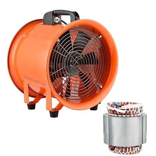 YXINHONGYUE 8inch, Ventilador para Espacios confinados de Alta Potencia de 220 V Ventilador de Escape Industrial a Prueba de explosiones de Alto Rendimiento de 10 y 12 Pulgadas fácil de Instalar