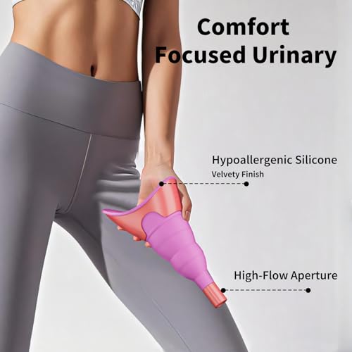 PFP Female Urination Device - Portable Stand Up Urinal for Women with Storage Pouch, Hygienic Travel Companion for Outdoor & On-The-Go Use, Perfect for Hiking, Camping, Travel