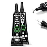 Miyagis Phone-Fu Glue – Profi Display Kleber für Smartphone Reparatur | Schwarz, flexibel, extra stark | für Display, Touchscreen, Glas & Gehäuseteile | Mehrzweck, 2 Stück (2)