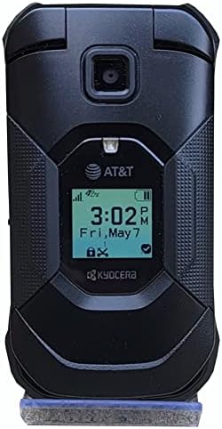 Kyocera Duraxe E4830 Epic AT&T Flip Smart Phone 16GB Rugged PTT Wi-Fi LTE Black (Renewed)