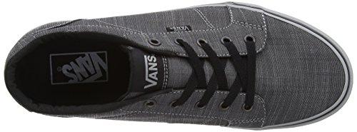 Vans Mens Bishop (F14 Textile) Skateboarding Shoes Black/Grey Vn000Nludhv (Us 8) #TOP4