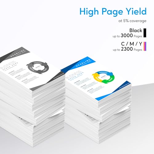 TN229XL TN229 Toner Cartridges Compatible for Brother MFC-l3720cdw MFC-l3780cdw MFC-l3280cdw HL-L3220cdw Printers (4 XL Pack)