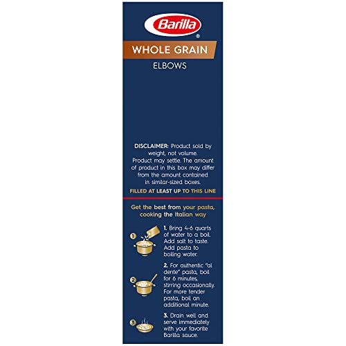 Barilla Whole Grain Elbows Pasta, 16 Oz #TOP5