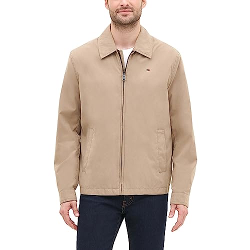 Image of Tommy Hilfiger Men's Lightweight Zip-up Microtwill Golf Jacket (Standard and Big & Tall Sizes)
