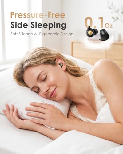 ZovGemy Quiet 2 Ear Plugs, Keychain case, Ultra Comfy, Reusable, 45dB Noise Reduction. Ideal for Sleep, Focus, Travel, Noise Sensitivity. Flexible Hearing Protection + Customizable fit, Black