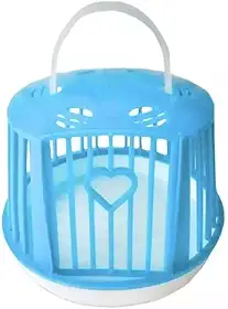 Gaiola Transporte Para Hamster e Pequenos Roedores (Azul)