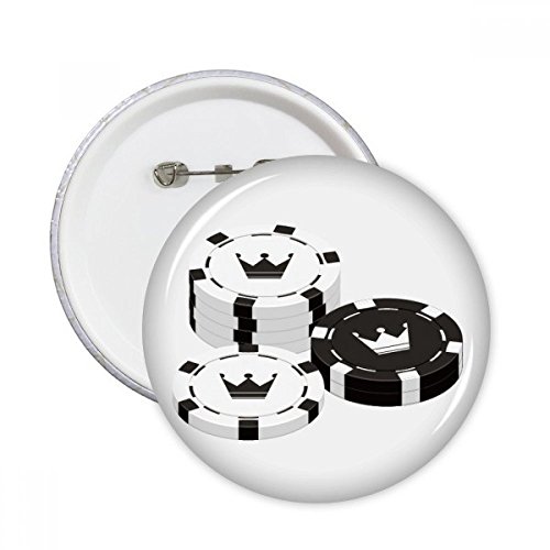 Badge couronne de jeu multicolore petit format idée cadeau vêtement