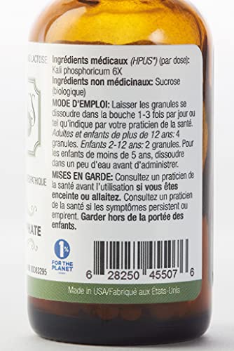 Jackson's Cell Salt #6 Kali Phos 6X (500 Pellet Bottle) - Certified Vegan, Lactose-Free Kali Phosphoricum 6X, Made In The Usa #TOP2