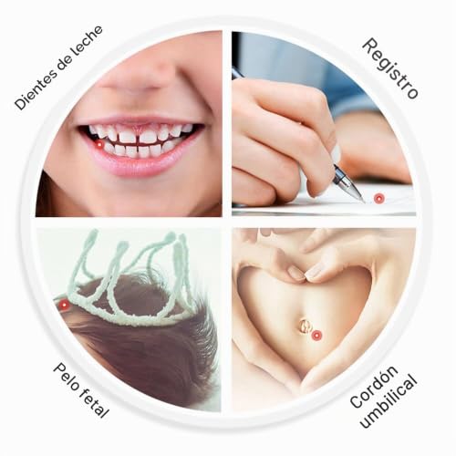 Miniatura 6 de Lvjkes Caja Dientes De Leche Niño, Caja Dientes De Leche Niña, Caja De Dientes De Madera Para Niños, Caja De Dientes De Bebé Guarda Recuerdos Organizador Para Bebé Niños Rosa Chica