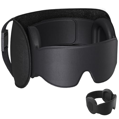 Travel Pillow with 3D Eye Mask and Ear Cover