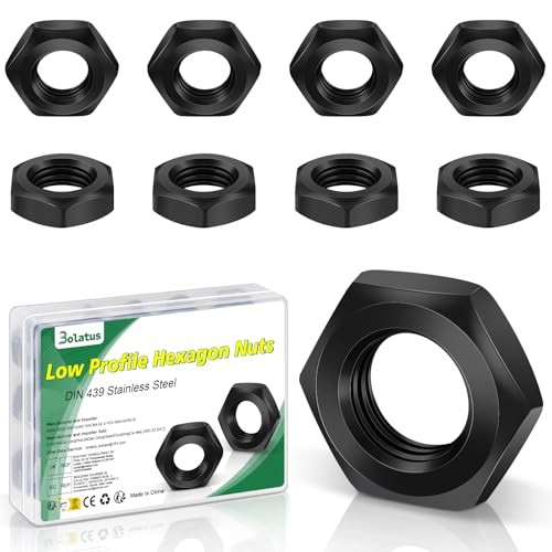 25 tuercas M4, tuerca hexagonal Bolatus M4 (forma baja), DIN