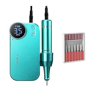 35000RPM Electric Nail Drill Machine for Manicure Rechargeable Nail Lathe Low Noise Professional Nail Drills for Gel Salon Tools with Saves More Time and Money. ( Color : Groen , Size : A )