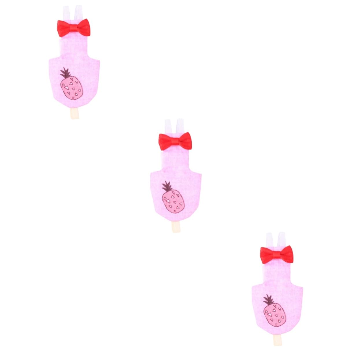 Angoily 3 Piezas Perico Loro Pañal Pañales Pájaro Pañal Forro De Jaula De Pájaros Pañal De Pato Pañal De Ganso Suministros para Aves Disfraz De Paloma Suministros De Mascotas Ropa Rosa