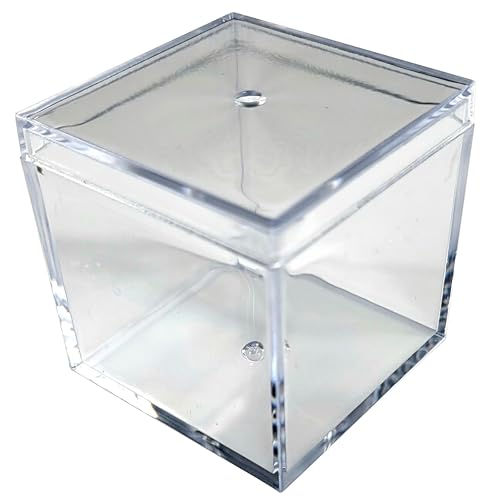Image of 1pc Acrylic Box Tray for 1.5 inch 38.1mm Element Cubes Clear Case Periodic Table Bracket for Elements Collections Science Education Displays