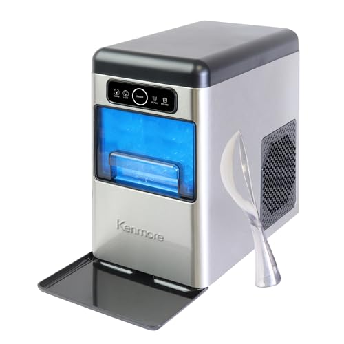 Kenmore Countertop Ice Maker, 40lb/24hr, Stainless Steel