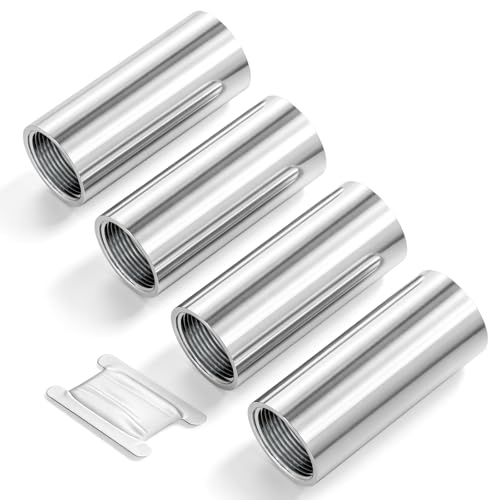 TAISHER 4Pcs 304 SS Nipple Cast Pipe Fitting,3/8" NPT Female, 2" Length