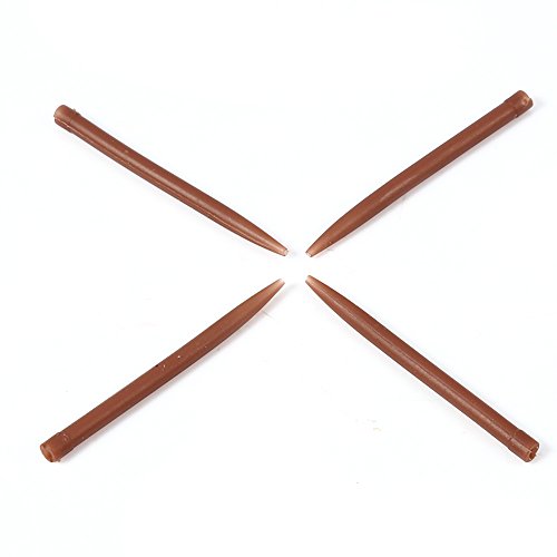 Sueh Carp Fishing Rubber Tubes, Terminal Connect Hook Carp Tackle Kit, Antitangle Anticorrosion Fishing Lovers For Fishing Fisherman (Brown) #TOP7