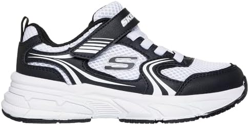 Skechers RETRO-GRAPH 303692L BKW Kız Çocuk Spor Ayakkabı Siyah 28 EU - Görsel 2