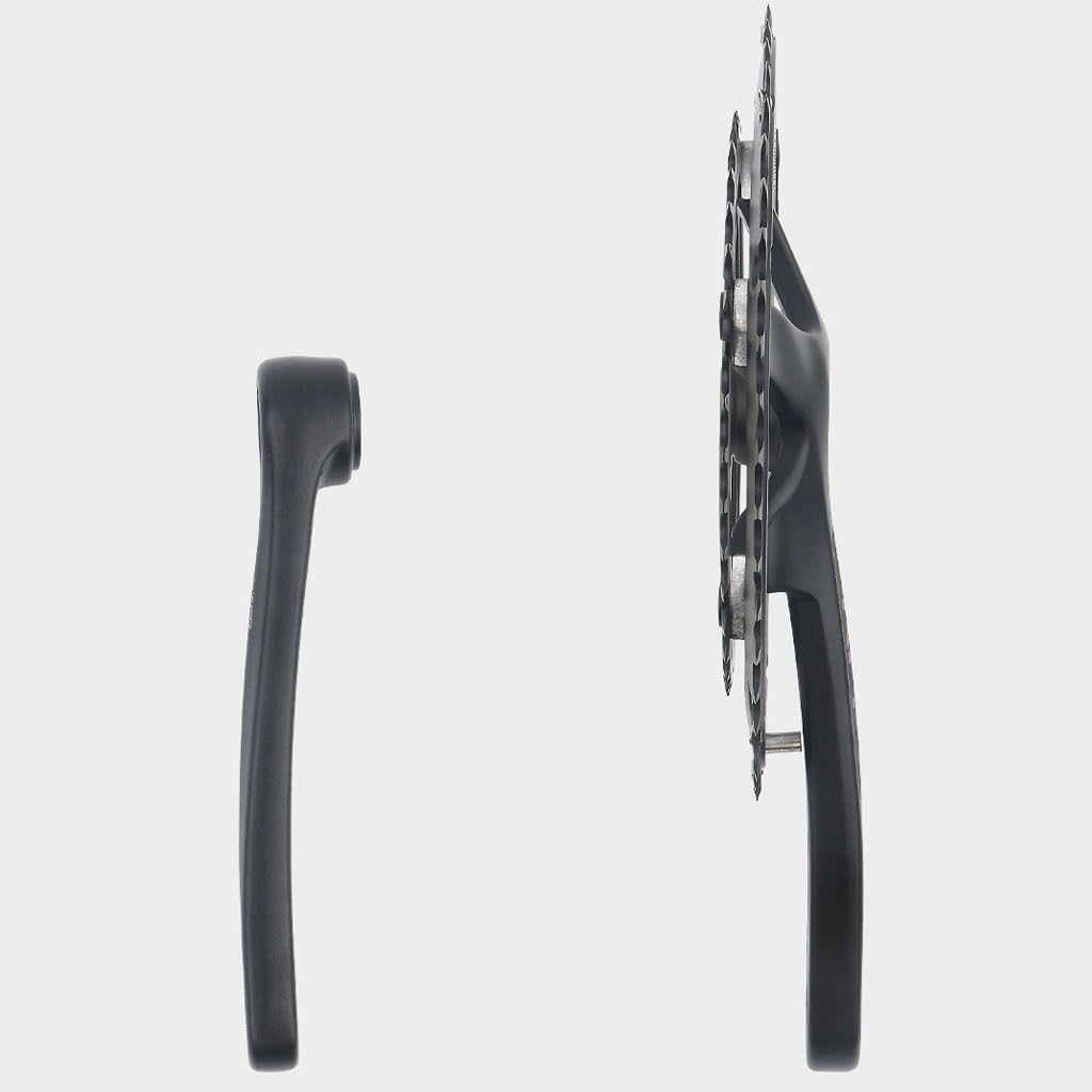 170mm Guarnitura Bici da Strada Pedivelle Quadrato 130BCD 39-53T Doppia Corona in Lega di Alluminio Anodizzato Guarniture for Bicicletta 9/10s