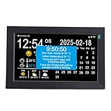 [Surveillance météo et environnement en temps réel] Restez informé grâce aux mises à jour météorologiques en temps réel et à l'affichage de l'humidité de la température intérieure et extérieure.cette horloge intelligente assure un confort optimal en fournissant des conditions environnementales précises en un coup d'œil.le grand écran clair permet de surveiller facilement les changements sans effort.