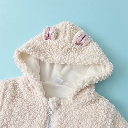 Ydngf Little Kids Clothes Faux Fur Jacket Baby Faux Fur Coat Girl Boy Toddler Children Fall Winter Jacket Outerwear 6M-4Y (White-2, 3-6 Months) #TOP5