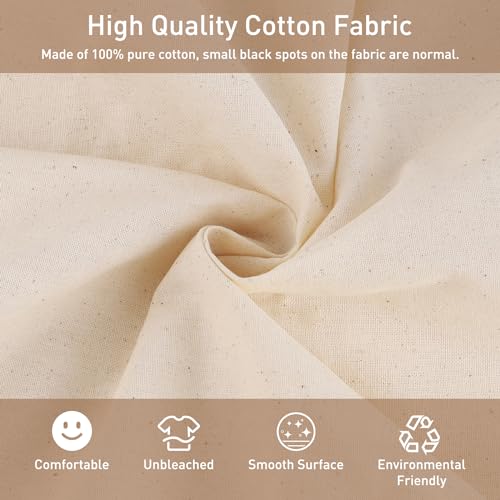 Secivlot MFNT5M Muslin Fabric Cotton Linen Cloth thumb #2