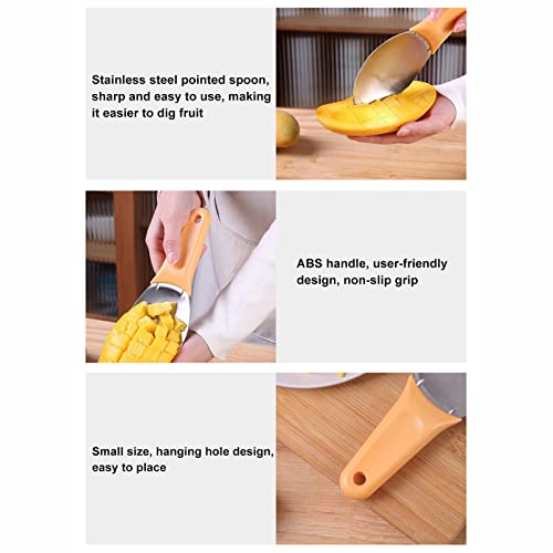 Multifunctional Mango Slicer With Ergonomic Grip Handle Slicer Safe Kitchen Tool And Gadget #TOP6