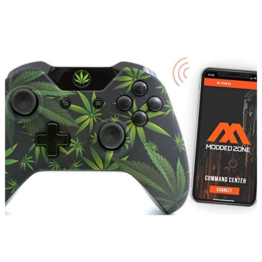 Rapid Fire Custom Standard Modded Controller Compatible with Xbox One S/X 40 Mods for All Major Shooter Games (3.5 mm Jack) (420 Black)