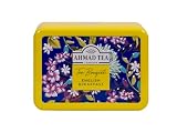 Ahmad Tea "Tea Bouquet", Yellow Metal Caddy Gift 10 Tea Bags Sachets, English Breakfast