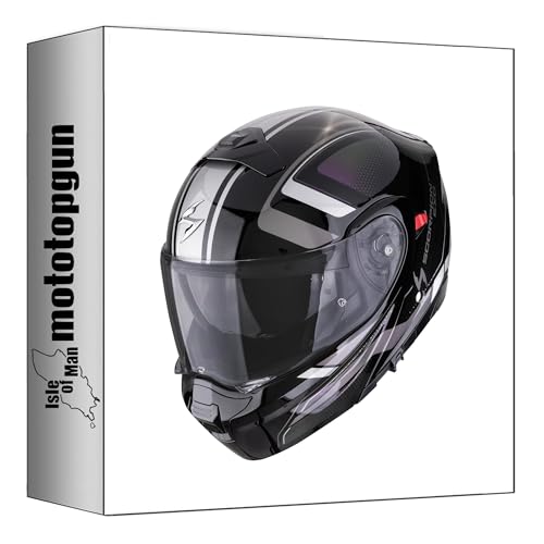 Casque modulable pour moto Scorpion Exo-930 Evo Ardens taille L contre la fatigue de la route