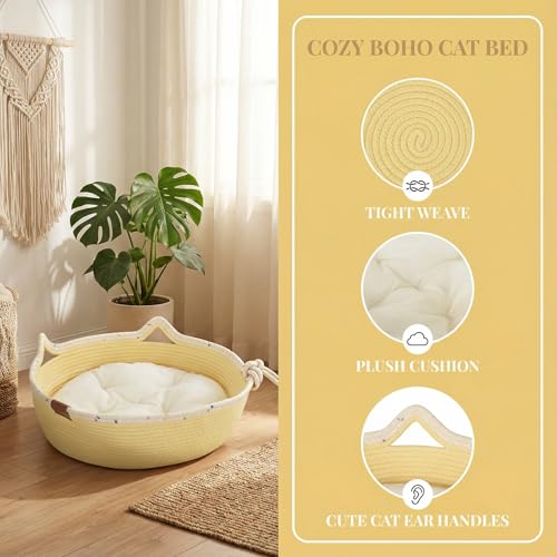 Nid pour chat avec coussin amovible : offrez-lui un sommeil doux et protecteur - 4
