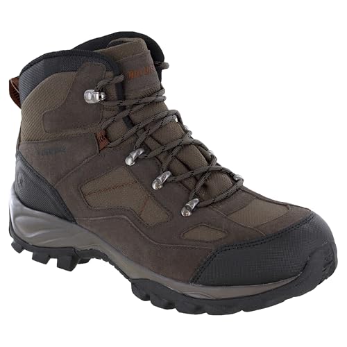 Northside Men's Ranger Mid Waterproof Hiking Boots - Suede and Nylon Upper, Embossed Mudguard, Molded Heel Stabilizer, Rubber Traction Outsole, Boots for Men