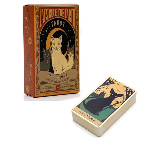 Yoimckay Jeu de Cartes Complet 78, Tarot divinatoire, Carte de Divination du Destin, Cartes de Tarot Classique pour débutants, Un Jeu de Cartes pour Amis et Famille