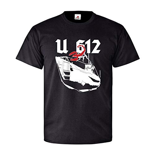 T-shirt U-612 sous-marin allemand idéal pour look décontracté geek d'histoire