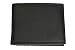 Produktbild Echt-Leder Herren Brieftasche Portmonee Portemonnaie Leder-Geldbörse Herren in Querformat Geldbeutel-Leder AM-6014 (Schwarz)