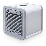 YANGSANJIN Mini-Luftkühler, tragbare DREI-in-Eins-Klimaanlage, Luftbefeuchter, Luftreiniger, Blateless-Lüfter mit USB-Desktop-Kühlung, DREI-Gang-Einstellung, mit 7-Co