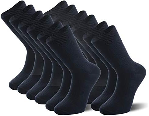 STRATO COTTON Derby Tweed Plain Colour Dress Socks, Comfortable Breathable Cotton Rich, Size 6-10