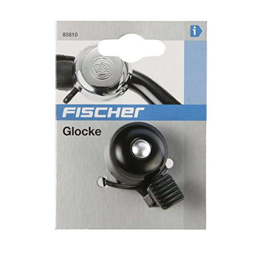 Fischer Fahrradglocke Mini Oversize, schwarz, One Size, 85810