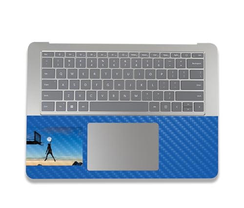 Image of MightySkins Carbon Fiber Skin Compatible with Microsoft Surface Laptop Studio 2 (2023) Full Wrap Kit - Moon Dunk | Protective, Durable Textured Carbon Fiber Finish | Easy to Apply | Made in The USA