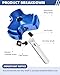 ERAYCO 4PCS Triple Blade PVC Pipe Reamer Kit, Plastic Pipe Fitting Reamer Tool for Plumbing, 3 Blades PVC Fitting Saver for SCH40, ABS, CPVC Pipe (1-1/2