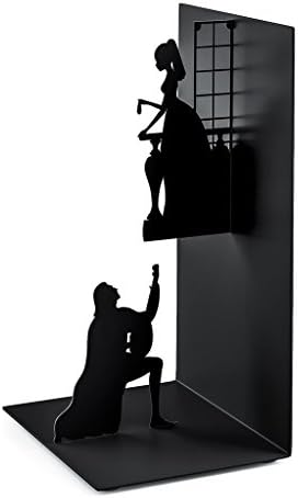 Balvi - Romeo & Juliet metal bookend. Inspired by the work of Shakespeare.