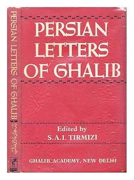 Hardcover Persian Letters of Ghalib Book