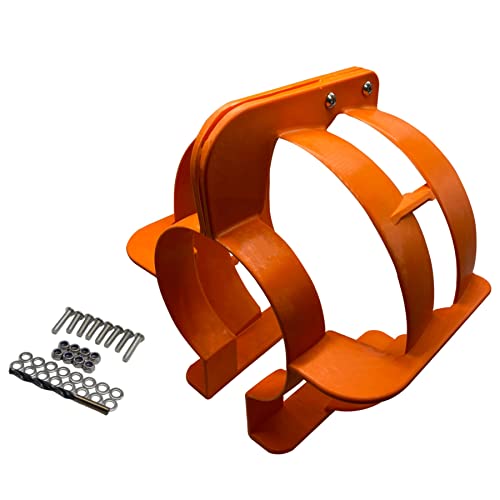 GHmarine PG00110 Propeller Safety Guard for 25-35 HP Outboards Marine Thruster Protective Cover 11 Inches Cage with Orange Plastic by GHmarine - Used condition - US$94.40